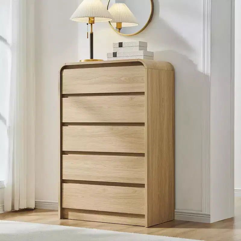 SinCiDo 5 Drawers Dresser for Bedroom, Modern 45in Tall Dressers & Chests of Drawers