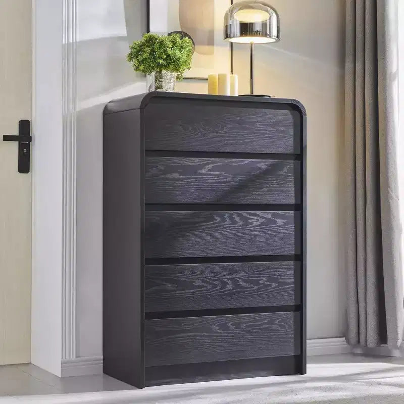 SinCiDo 5 Drawers Dresser for Bedroom, Modern 45in Tall Dressers & Chests of Drawers