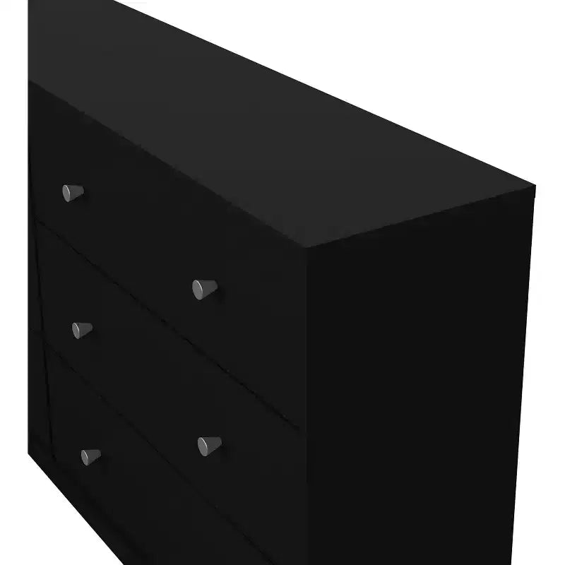 HomeStock Belmont 6 Drawer Double Dresser, White