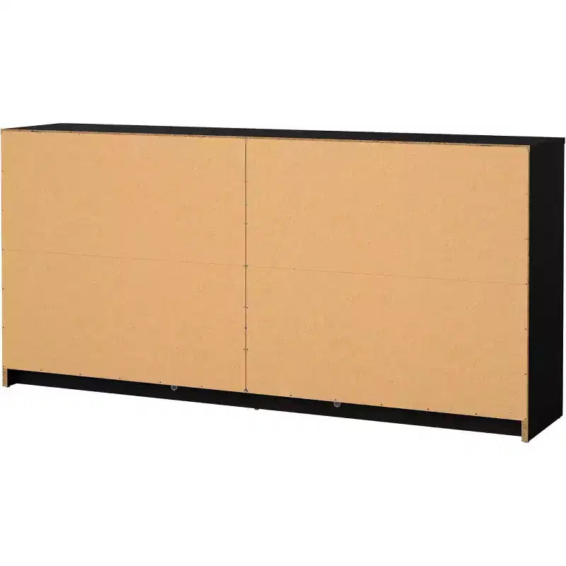 HomeStock Belmont 6 Drawer Double Dresser, White