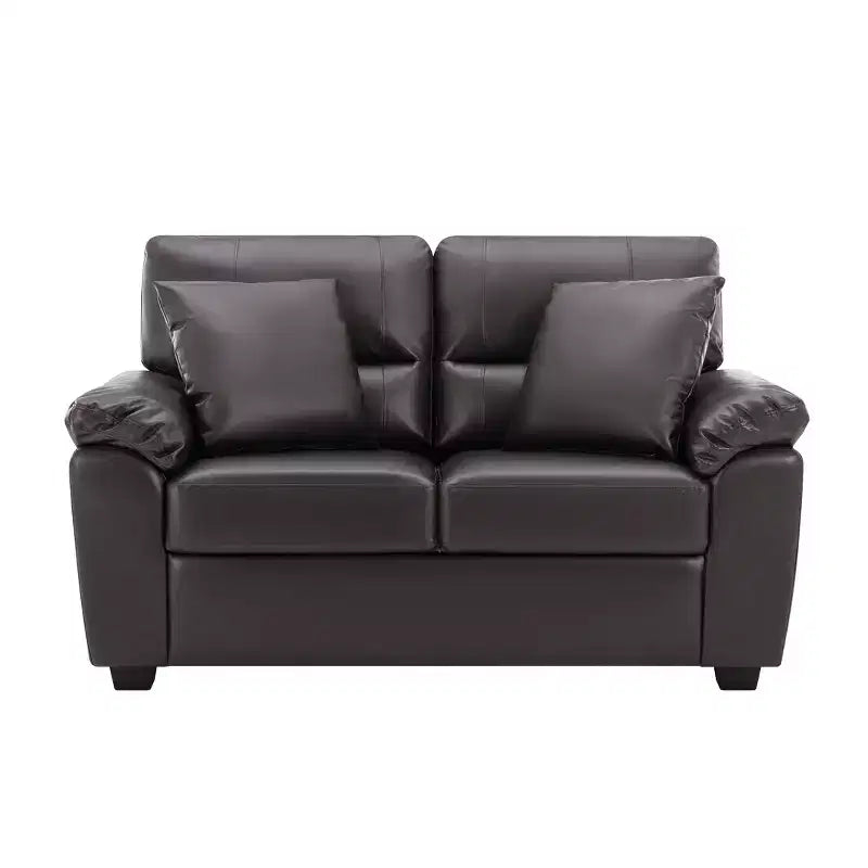 Faux Leather Loveseat and Chair,Ultimate Comfort Couch for Living Room,Lounge Room-Morden Fort