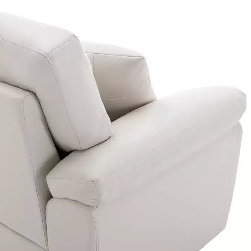 Faux Leather Loveseat and Chair,Ultimate Comfort Couch for Living Room,Lounge Room-Morden Fort