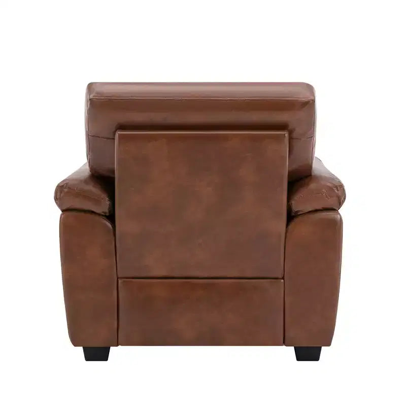 Faux Leather Loveseat and Chair,Ultimate Comfort Couch for Living Room,Lounge Room-Morden Fort